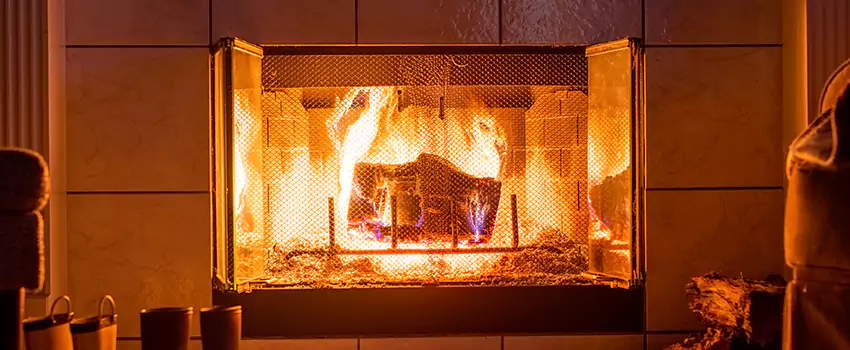Mendota Hearth Landscape Fireplace Installation in Lakeland, Florida