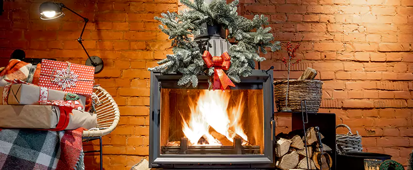 Travis Industries Linear Gas Fireplace Installation in Lakeland, Florida